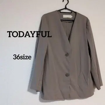 TODAYFUL 노카라 자켓 모카 36 사이즈