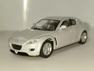 킨 스마트 마쓰다 RX-8 미니카 풀백카 실버