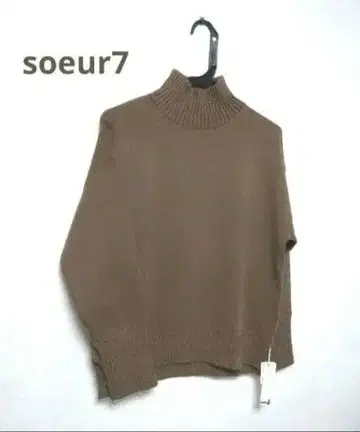 브라운 터틀넥 스웨터 soeur7