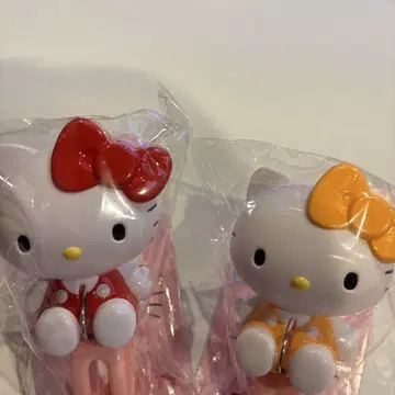 헬로키티 세탁집게 레드 오렌지 미사용 새상품 산리오 캐릭터즈