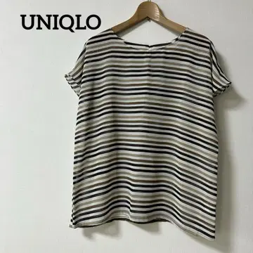 스트라이프 반팔 티셔츠 프리 사이즈 UNIQLO