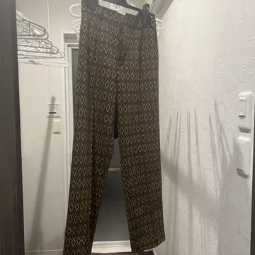 다이아몬드 패턴 자카드 팬츠 ameri