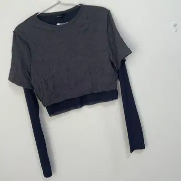 지나시스 와셔 레이어드 LS TEE