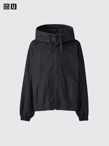유니클로 유 UNIQLO U 후디드 블루종