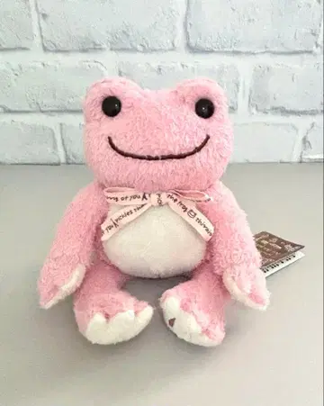개구리 피클스 스크런치 핑크 빈 인형