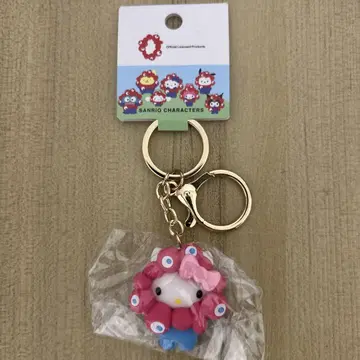 먀쿠먀쿠 산리오 키티 변신 입체 마스코트 키링 만박