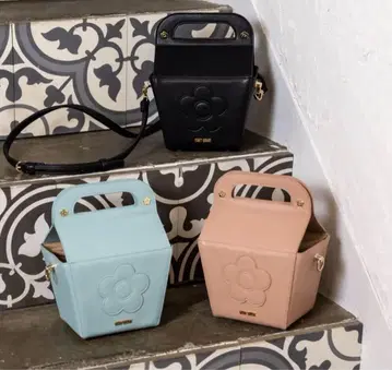 [ MARY QUANT ] 데이지 케이크 BOX 숄더 핑크