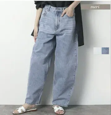 meri 미 리 데님 코쿤 팬츠