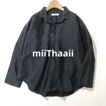 miiThaaii 미터아이 / 코튼 실크 블라우스 셔츠