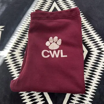 80s 90s 빈티지 러셀 CWL 스웨트 팬츠 USA제 크림슨