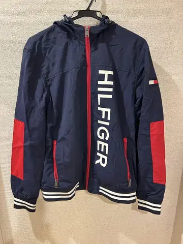 TOMMY HILFIGER 후드 부착 나일론 자켓