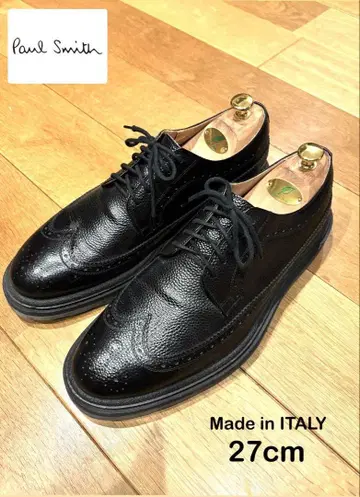 Paul Smith 블랙 브로그 슈즈 27cm