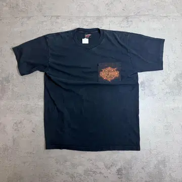 00년대 할리데이비슨 pocket tee L 할리 셔츠