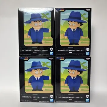 드래곤볼 SOFVIMATES 손오공, 크리린 수트 스타일 4개 세트