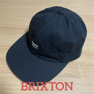 [새상품급] BRIXTON 브릭스톤 6 패널 캡 cap 블랙