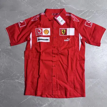데드스탁 Ferrari 푸마 페라리 피트 크루 셔츠 S 사이즈