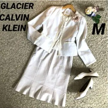 캘빈 클라인 글레이셔 M 화이트 스커트 수트