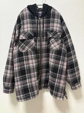 Dickies 지퍼 후드티 2XL 퀼팅 소재