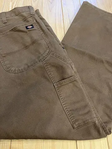 Dickies 디키즈 덕 원단 페인터 팬츠 브라운 구제 의류
