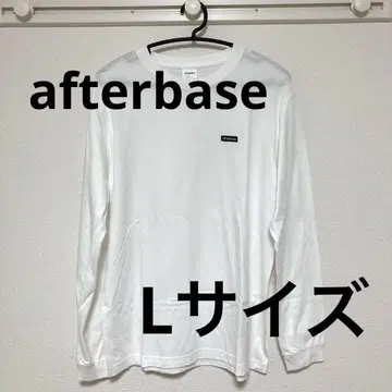afterbase 롱T 화이트 L 사이즈