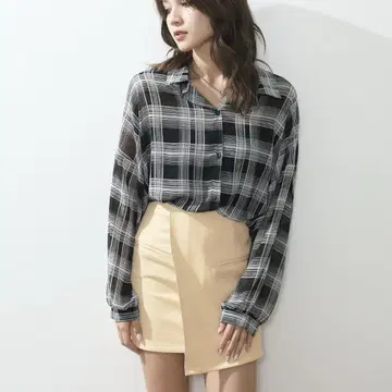 새상품 아냅 ANAP 미니 스커트 가죽 갸루 타이트 스커트