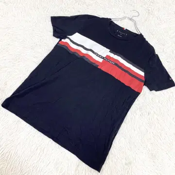 TOMMY HILFIGER 반팔 T셔츠 L 사이즈 블랙