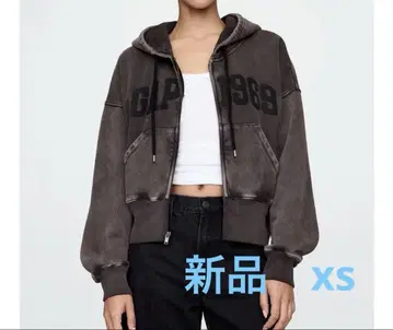 gap 빈티지 소프트 집업 웨지 후드티 여성용
