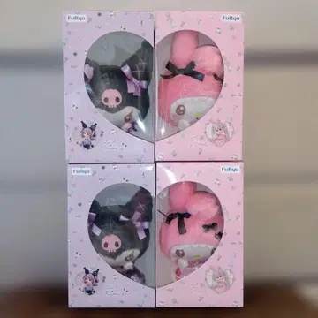 LiccA x My Melody 쿠로미 장난감 상자입 봉제 인형
