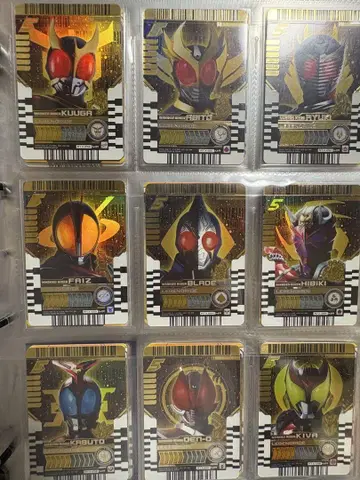 라이드 케미 트레이딩 카드 마블러스 레어 컴프 세트