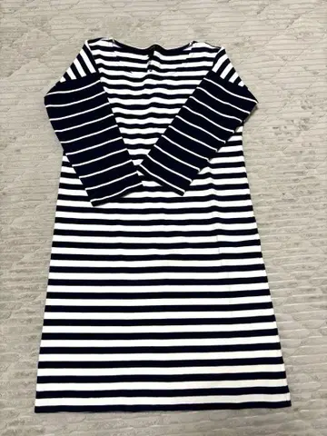 새상품급 J.CREW 네이비와 화이트 스트라이프 원피스 XS