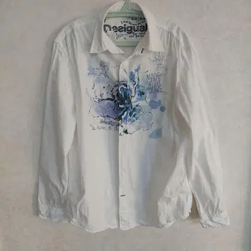 Desigual 긴팔 셔츠 XL 꽃무늬 프린트