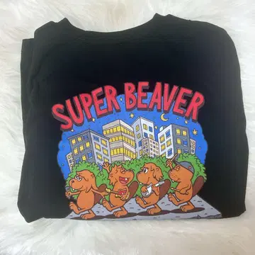 SUPERBEAVER t셔츠 블랙 L