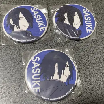 NARUTO 나루토 우치하 사스케 BORUTO SEGA 캔뱃지 3개