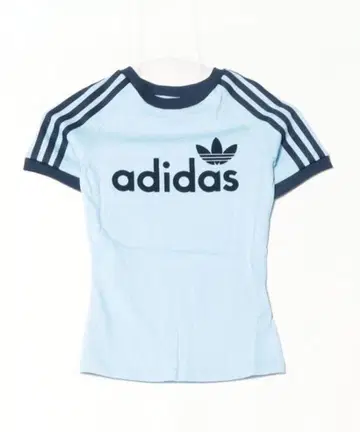 아디다스 adidas 반팔 T셔츠 라이트 블루 여성용 XL