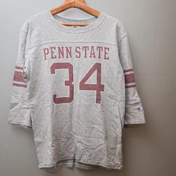 [새상품급] Champion 7부 소매 T셔츠 PENN STATE