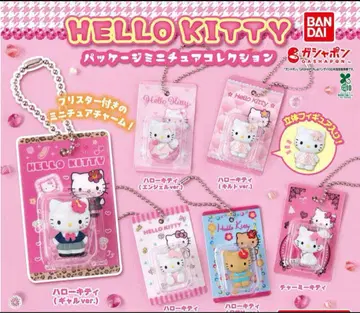 HELLO KITTY 패키지 미니어처 컬렉션 6개 세트