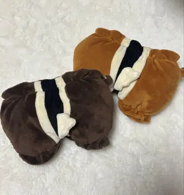 [ 미사용 ] Disney 디즈니 스토어 칩과 데일 엉덩이 파우치