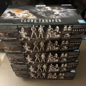 클론 트루퍼 반다이 프라모델 5종 세트