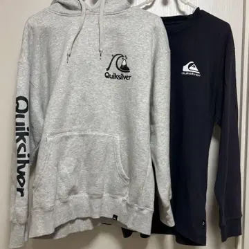 Quiksilver 후드티와 긴팔T셔츠 세트
