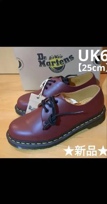 미사용 새상품 Dr.Martens 3홀 1461 25cm