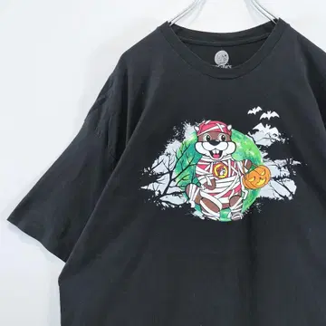 US 구제 의류 BUC-EE'S 버키즈 할로윈 양면 디자인 반팔 티셔츠