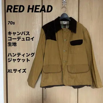 RED HEAD 70s USA제 덕 원단 헌팅 자켓 XL
