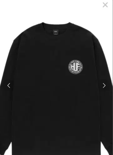 HUF 블랙 긴팔 셔츠 XL