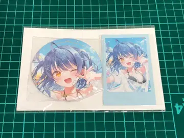 니지산지 아마미야 코코로 생일 캔뱃지 폴라로이드풍 카드