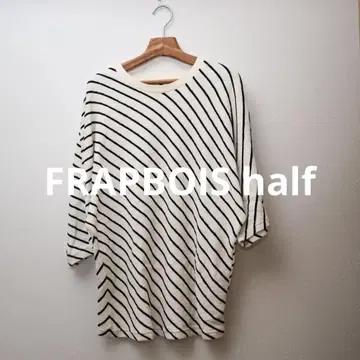 FRAPBOIS 하프 스트라이프 오부소매 튜닉 카이토 플라보아