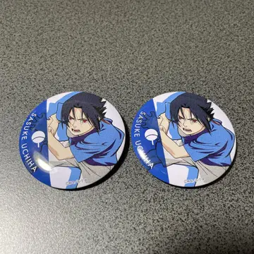 NARUTO 나루토 우치하 사스케 점페스 트레이딩 캔뱃지 2개