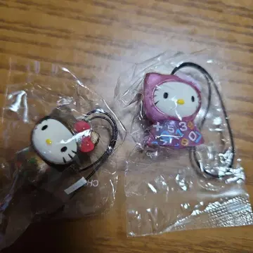 테루테루보즈 헬로키티 키링 2개 세트