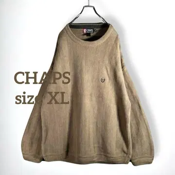 193 CHAPS 랄프 로렌 코튼 니트 스웨터 XL