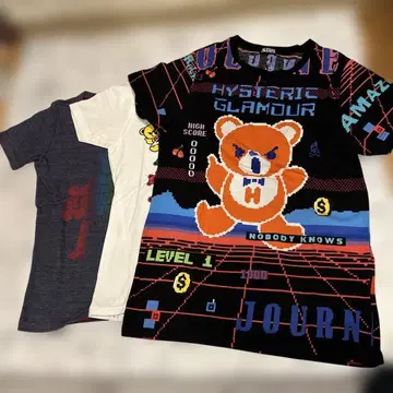 새상품급 hysteric glamour 티셔츠 묶음 판매