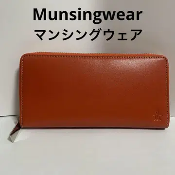 [새상품] Munsingwear 먼싱웨어 장지갑 오렌지H